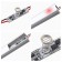 Apeyron sensory switch, in alum. Profile, height 12 mm, 36/72W, IP20, function. Dimm.
