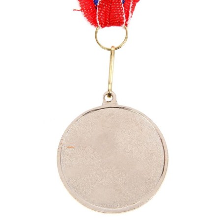 Prize medal 045 diam 4.5 cm. 2 place. Color ser. With a ribbon-3
