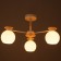 Paula chandelier 3x60W E27 white, tree 58x58x30cm