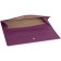 A button wallet, department for bills/cards (4)/trifles, purple color 19.4x8.7x1.5cm