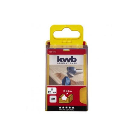 Fighting flask KWB, HM, R 9.3 mm, D = 12.7 mm, shank d = 8 mm, end-1