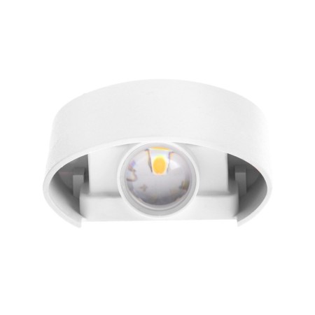 Fronts' lamp "Semesfer", FSD-075, 2 W, 3000K, 1 Ray, IP65, 220 V, plastic, white-5