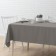 Billy tablecloth, diameter 170 cm, gray color