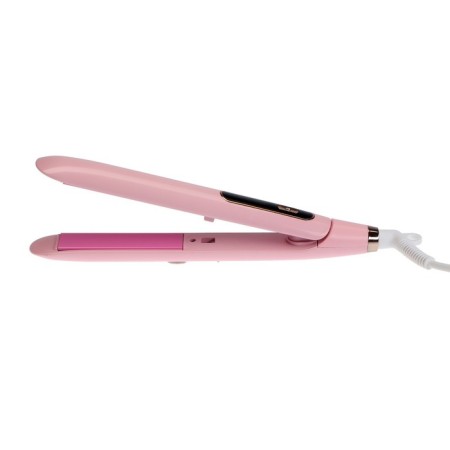 Hair rectifier Luazon LW-37, 45 W, ceramic coating, up to 230 ° C, pink