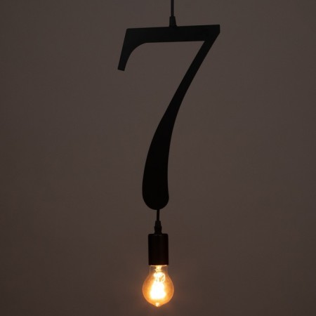 Bayerlux lamp "Figure 7" E27 40W Black 35x20 cm-3