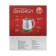 Electric kettle Energy E-293, plastic, 1.7 l, 2200 watts, white-green