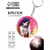 Keychain for keys with a flashlight "Kawaii", 5 × 5 cm