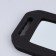 Mirror with handles, mirror surface 10.5 × 14 cm, black color