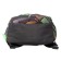 Youth backpack 40 x 30 x 16 cm, with an ergonomic back, with a luminous element of optical-fiber threads, Seventeen, Optical Fiber