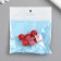 Beads for creativity plastic "Scarlet beads" set of 16 grams 1.6x1.6 cm