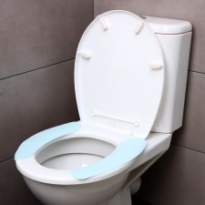 The sticker for the toilet is plain, 2 pcs (blue)