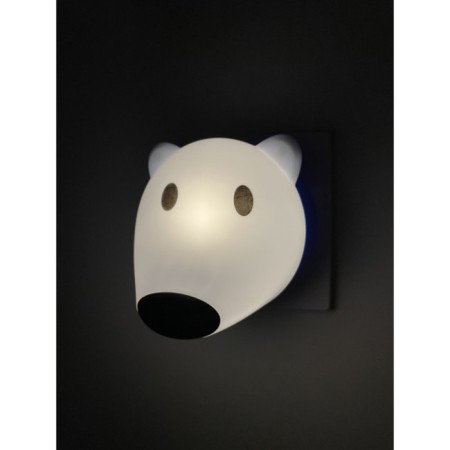 Non-light nightlight NN-603-LS-W into a socket with a light sensor, white color-4