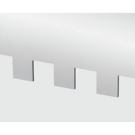 Tile rowing tile is a gear bison 08045-12, galvanized steel, tooth 12 x 12 mm, up to 600 mm-2