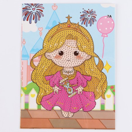 Diamond embroidery with partial filling "Manami", 13.7 × 18.3 cm, cardboard-2