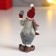 Polystone souvenir "Snowman in a knitted outfit and cap" MIX 9.3x4.3x2.5 cm