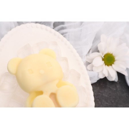 Form for ice cream shares "Mishutka", silicone, 14 × 8 × 2.5 cm, pink color-11