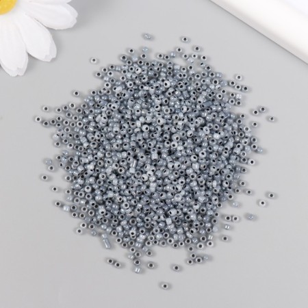 Glass 12/0 "graphite" translucent mother -of -pearl 450 grams-1