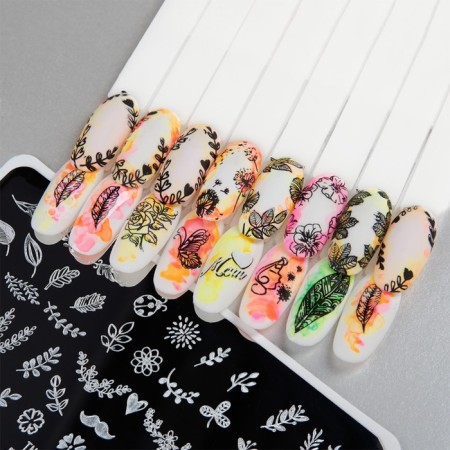 TNL Premium florium stamping plate-2