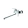 BUNNE BOOOU B8213-46F bath, pour 300 mm, shower set, brass, chrome