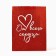 Laminated vertical packet “From the whole heart”, glitter, l, 31 × 40 × 11.5 cm