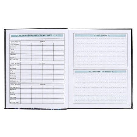 Diary for 5-11 grades of Technoboom No. 4, integral cover, glossy lamination, 48 sheets, block 70 g/m2-8