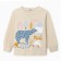 Pajamas for a boy, gray/indigo color, height 128 cm
