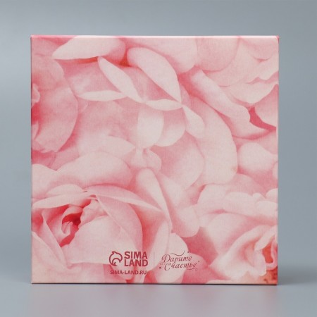 Box a gift folding envelope, packaging, "roses", 15 x 15 x 4 cm-6