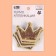 Thermal appliance "Crown", with sequins, 8 × 5.8 cm, gold color