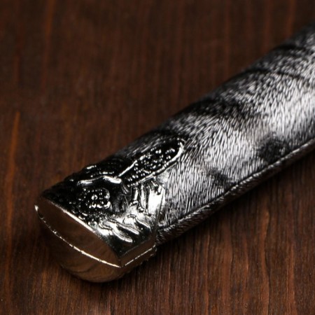 Souvenir weapon "Katana", gray scabbard under the zebra-5