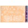 Stickers for the windows "Frosty Patterns", reusable, 33 x 50 cm, New Year