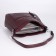 Cross-Bodi bag with zipper, burgundy color