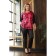 Female costume: jumper, trousers, size 52, color fuchsia