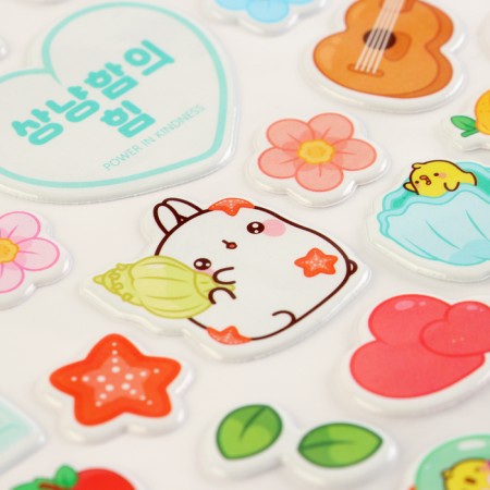 Set for decorating "Cute stickers and tattoos" pink-2