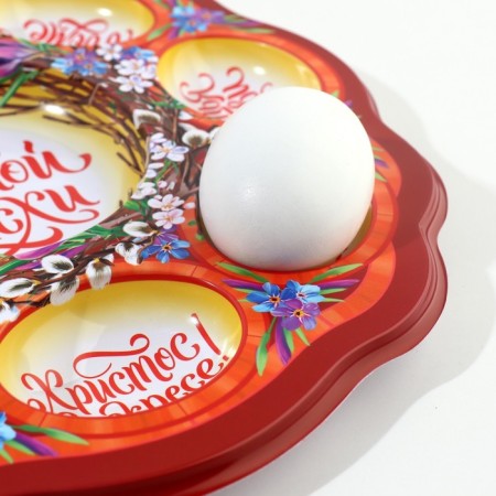 Easter stand for 8 eggs and cake "Verba", 24 x 25 cm.-4