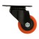 Furniture wheel CAPPIO, d = 62 mm, rotary, PVC coating