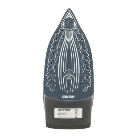 Iron CENTEK CT-2351, 2200 watts, ceramic soles, 300 ml, blue-4