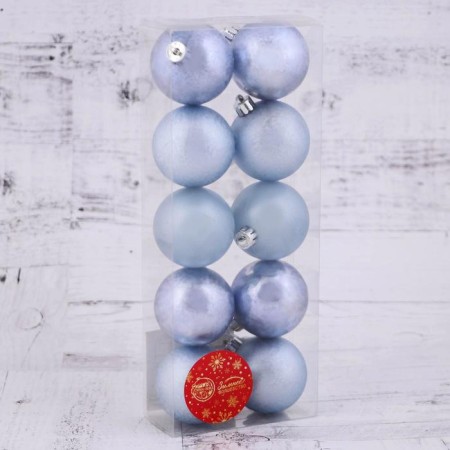 Set of balls plastic D-5 cm, 10 pcs "Pog Assorted"-1