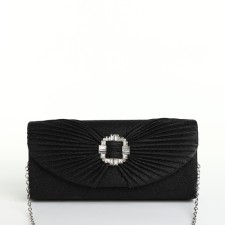 Female bag on a magnet, black color