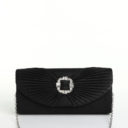 Female bag on a magnet, black color