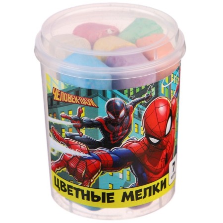 A set of colored crayons of spider-man, 7 flowers mix-6