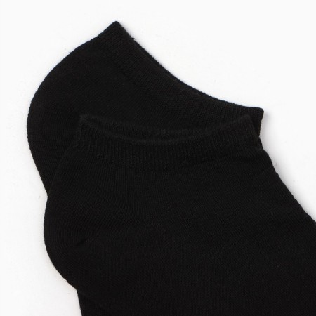 A set of men's socks (3 pairs) shortened, black color, size 40-44-2