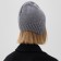 Women's hat minku, gray color, rr 56-58