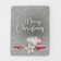 Bracelet "New Year" Santa with spruce, star, red color with silver, 6cm