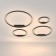 Ceiling Lamp Maytoni Mod058CL-L65B3K, 1XLED, 61W, 100x100x3.5 cm, 3000lm, black color black