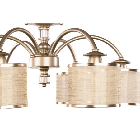 Ceiling lamp 40W, 6HE14, 30.9x73 cm, matte gold-1