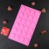 The shape for chocolate is the “Circle”, silicone, 27.7 × 17.3 × 1 cm, 24 cells (D = 3.4 cm), Mix color