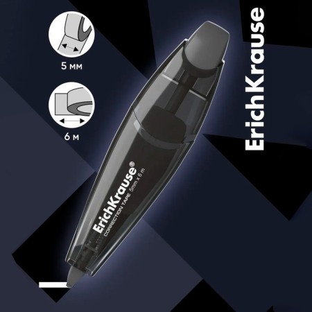 Erichkrause Megapolis correcting tape, 5 mm x 6 m, with automatic fixation of the applicator, in the blister-1