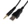 The headphones of Qumo Odin, game, microphone, 3.5+usb, 2.2m, backlight, black