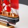 The ship souvenir medium "Flora", Black side with a white strip, red sails, 32x6.5x31 cm