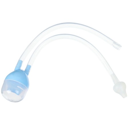 Child care set, 3 subjects: aspirator, ruff, tweezers, blue color-6